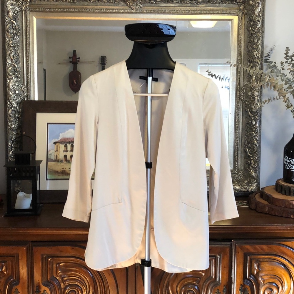 Harlowe & Graham XS Cream Blazer
